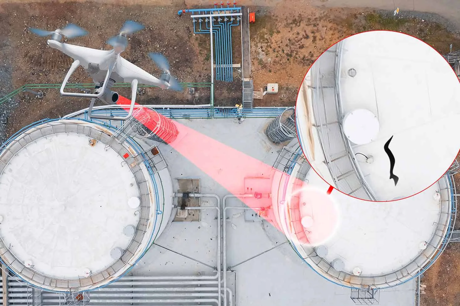 Industrial drone photography and site footage Sydney - 1